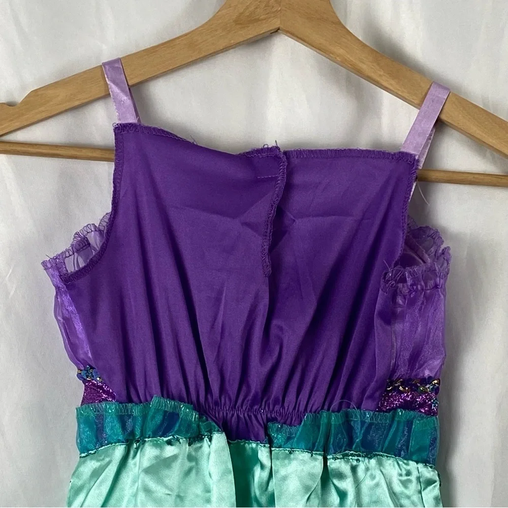 Disney The Little Mermaid Ariel Princess Kids Costume Size 4-6X Halloween - Picture 9 of 16